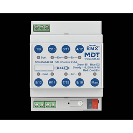 SCN-DA642.04 MDT DALI Control 2x64 Gateway, 4TE, REG Produktbild