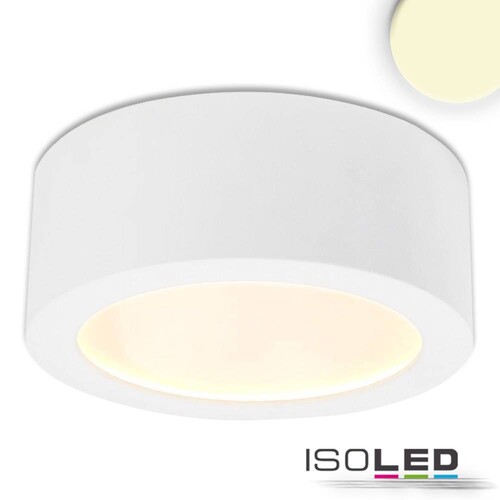 114158 Isoled LED Aufbauleuchte LUNA 18W, weiß, indirektes Licht, warmweiß,  Produktbild