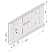 18663 Trayco CLF110 J UG Verbinder CLF110 H=110mm, ultra galva Produktbild