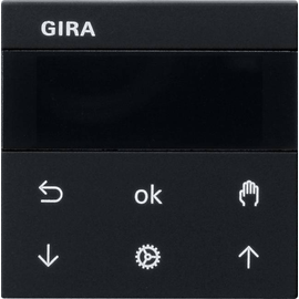 5366005 Gira S3000 Jal.  + Schaltuhr Display System 55 Schwarz m Produktbild