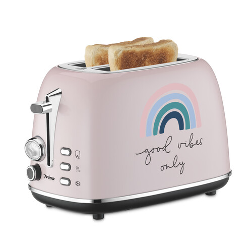 7371 8612 Trisa Toaster Good Vibes Produktbild Front View L