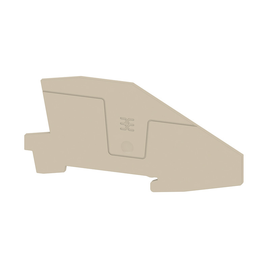 2669060000 Weidmüller AEP ITB 2.5 Abschluss und Zwischenplatte für Reihe Produktbild front M