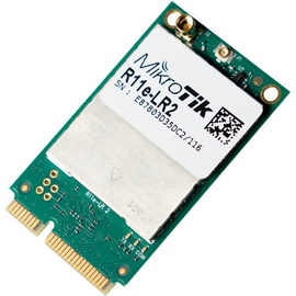 R11E-LR2 Mikrotik LoRa miniPCI e card for 2.4Ghz frequency Produktbild front M