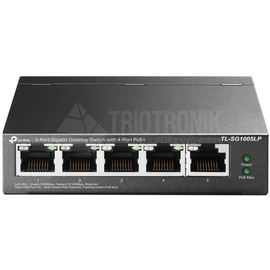 TL-SG1005LP TP-Link 5 Port Gigabit Desktop Switch with 4 Port PoE+ Produktbild front M