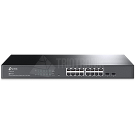 TL-SG2218 TP-Link JetStream 16 Port Gigabit Smart Switch with 2 Gigabit Produktbild front M