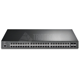 TL-SG3452P Wirewin JetStream 52 Port Gigabit L2+ Managed Switch with 48-Port Produktbild front M