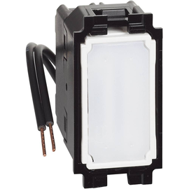 K4004LB Bticino LivingNow 1 moduliger Kreuzschalter mit blauer LED Beleuchtun Produktbild