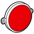 775948 Legrand Abdeckhaube für Lichtsignal, rot Produktbild