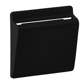 755168 Legrand Valena Allure Abdeckung Hotelcardschalter Farbe: Schwarz Produktbild