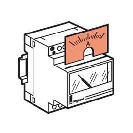 004666 Legrand Messbereichs Skala, Skala: 0 1250 A, für Ampermeter Best. N Produktbild front M