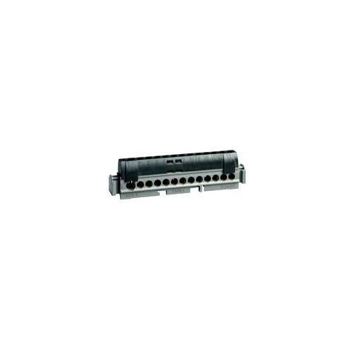 004855 Legrand Klemmenleiste IP 20, schwarz, 1x 6 bis 25 mm², 16x 1,5 bis 1 Produktbild
