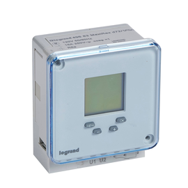 049683 Legrand MaxiRex D72/1 Plus, digitale Wochenschaltuhr für Fronttafel Produktbild front M