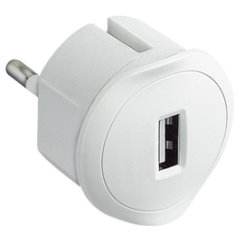 050680 Legrand USB Adapter 1,5A 5V für eine Schukosteckdose in der Farbe weiß Produktbild