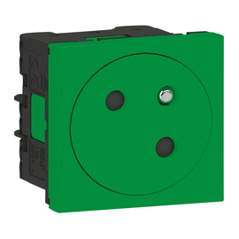 077160L Legrand Mosaic Link Steckdose 45° F/B Standard, erhöhter Berührungssc Produktbild front M