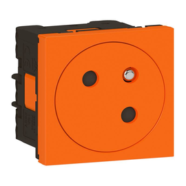 077189L Legrand Mosaic Link Steckdose 45° F/B Standard, erhöhter Berührungssc Produktbild front M