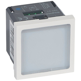 078521 Legrand Mosaic Signal 230V LEDbl 2 modulig Farbe: Ultraweiß Produktbild front M