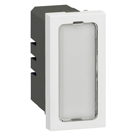 078551 Legrand Lichtsignal 1 fach, 12/24/48 V / 0,2 W, für Gleich und Wec Produktbild front M
