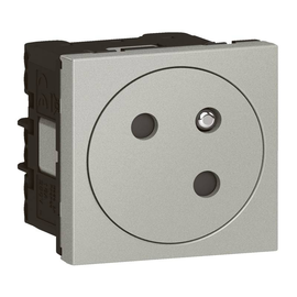 079245L Legrand Mosaic Link Steckdose 45° F/B Standard, erhöhter Berührungssc Produktbild front M