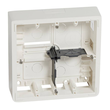 080274 Legrand Mosaic Aufputz Gehäuse 2X5 oder 2X2X2 modulig Farbe: Ultraweiß Produktbild front S