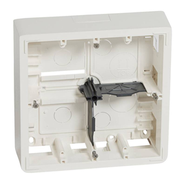 080274 Legrand Mosaic Aufputz Gehäuse 2X5 oder 2X2X2 modulig Farbe: Ultraweiß Produktbild front M