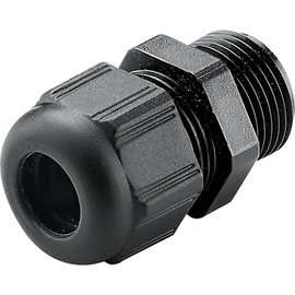 384354 Legrand Verschraubung PSP PG16 RAL 9011 PA6 Produktbild front M