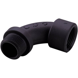 386382 Legrand Nylon Bogen 90° M16 Schwarz Produktbild front M
