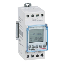 412726 Legrand AlphaRex³ DY22 BLE 230VAC Astroschaltuhr inkl. Jahres+Wochenschal Produktbild front M
