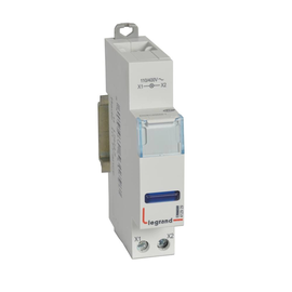 412929 Legrand Meldeleuchten CX3, LED, 1 fach (Blau ), 110/400 VAC, 1TE Produktbild front M