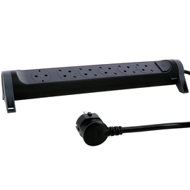 694540 Legrand Drehbare Steckdosenleiste 6x Steckdose, 3m Kabel Farbe: Schwarz Produktbild front M