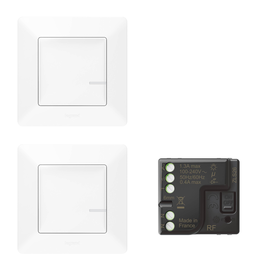 752150 Legrand Valena Life with Netatmo STAND ALONE SET Mikromodul + 2 Sender F Produktbild front M