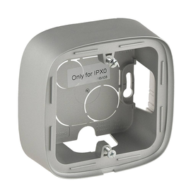 755571 Legrand Valena Allure Aufputz Gehäuse 1 fach Farbe: Aluminium Produktbild front M