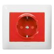 771029 Legrand Steckdose (SK) verwechslungssicher Galea rot Produktbild