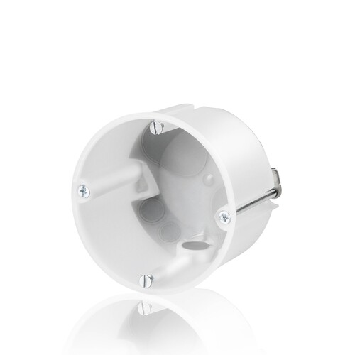 A01028 Legrand Hohlwand Gerätedose, winddicht, halogenfrei, D=68mm, t=47mm, Produktbild