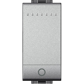 NT4043N Bticino Taster Lichtsymbol 1M Weiss Produktbild front M