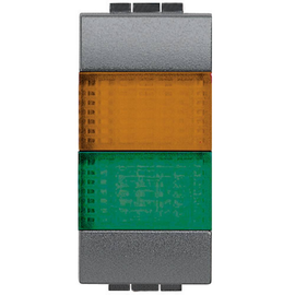 L4372AV Bticino Doppel Leuchtsig. Orange/Gruen Produktbild front M