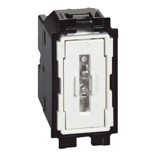 K4005 Bticino LivingNow Schließertaster mit Schraubklemmen in 1 moduliger Ausfü Produktbild