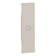 KM01MHGEN Bticino LivingNow 1 mod. Tastenabd. My Home mit Symbol Haus verl Produktbild