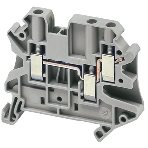 NSYTRV43 Schneider Elec. Linergy Klemmleiste zur Durchl., 4mm2, 32A, 1 E Produktbild Front View L