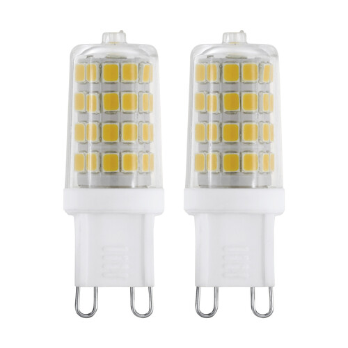 110154 Eglo LM G9 SMD LED STECKBIRNE 3W/320LM 3000K 2er-Set Produktbild Front View L