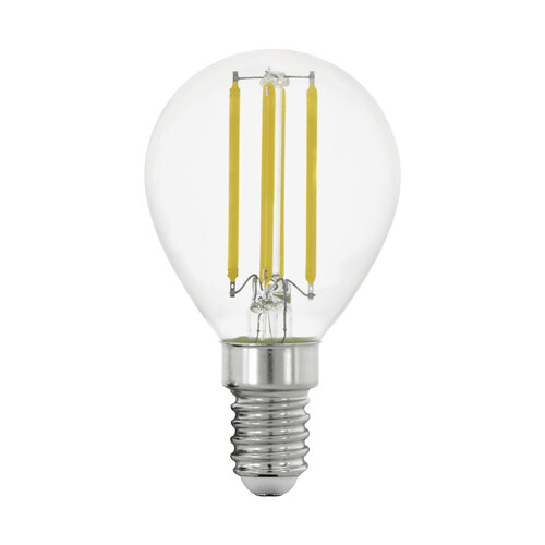 110026 Eglo LM E14 LED FILAMENT ILLU P45 4.5W/470lm 2700K 1 STK   dimmbar Produktbild Front View L