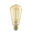 110067 Eglo LM E27 LED ST64 FILAMENT GOLDEN AGE 4W/300lm 1700k 1 STK   dimmb Produktbild