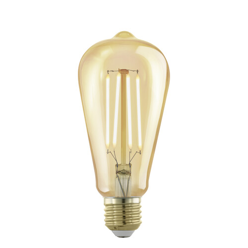 110067 Eglo LM E27 LED ST64 FILAMENT GOLDEN AGE 4W/300lm 1700k 1 STK   dimmb Produktbild Front View L