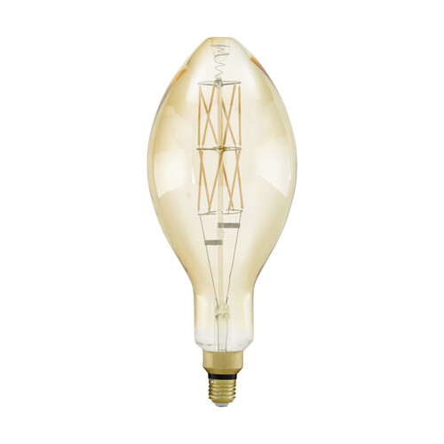 110109 Eglo LM E27 LED BIG SIZE FILAMENT GIANT E140 8W/806Lm AMBER 2100K   dimmb Produktbild Front View L