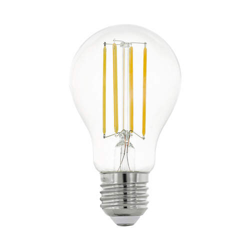 12231 Eglo LM E27 LED FILAMENT BIRNE A60 6W/806lm 4000K 1 STK STEUERBAR, DIMMBAR Produktbild Front View L