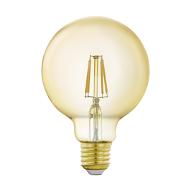 12224 Eglo LM E27 LED FILAMENT AMBER GLOBE G95 5.5W/500lm 2200K 1 STK STEUER Produktbild