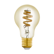 12241 Eglo LM E27 LED FILAMENT SPIRAL AMBER BIRNE A60 5.5W/400lm 2700K 6500K  Produktbild