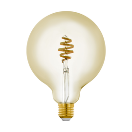 12245 Eglo LM E27 LED FILAMENT SPIRAL AMBER GLOBE G125 5.5W/400lm 2700K 6500K Produktbild