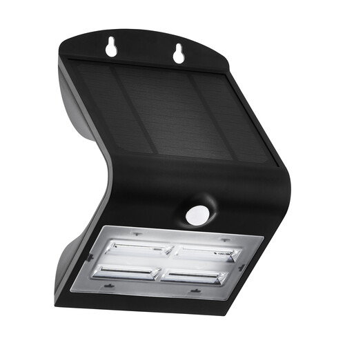 900255 Eglo LED SOLAR WL M.SENSOR SCHWARZLAMOZZO Produktbild Front View L