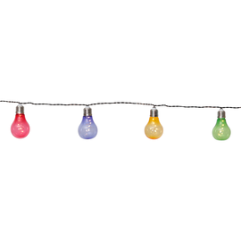 48877 Eglo SOLAR LED LICHTERKETTE/10 GLÜHBIRNE BUNT Produktbild