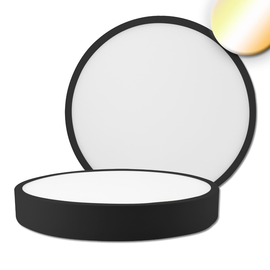 114912 Isoled LED Deckenleuchte PRO schwarz, 30W Produktbild front M